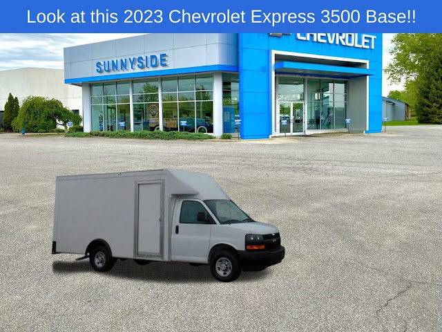 2023 Chevrolet Express Commercial Cutaway 14' SRW Rockport Box Folding Rear Doors