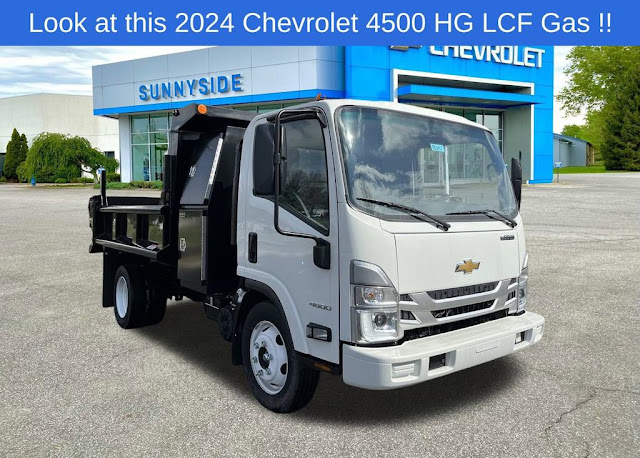 2024 Chevrolet 4500 HG LCF Gas 9.5' GALION DUMP WITH BACKPACK BOX